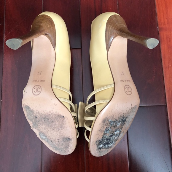 Chanel Open Toe Pumps - Picture 4 of 7